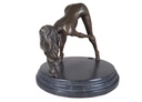 [LA-46227] Bronzeskulptur Bronzefigur Erotik Frau Bückt Sich Art-Deco-Stil Bild 4
