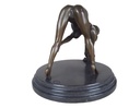 [LA-46227] Bronzeskulptur Bronzefigur Erotik Frau Bückt Sich Art-Deco-Stil Bild 10