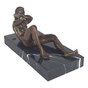 [LA-46230] Bronzeskulptur Bronzefigur Erotik Antik-Stil Bild 3