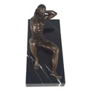 [LA-46230] Bronzeskulptur Bronzefigur Erotik Antik-Stil Bild 5