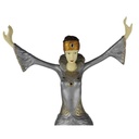 [LA-46248] Bronzeskulptur Bronzefigur Turbantänzerin Auf Einem Jadesockel Bild 7