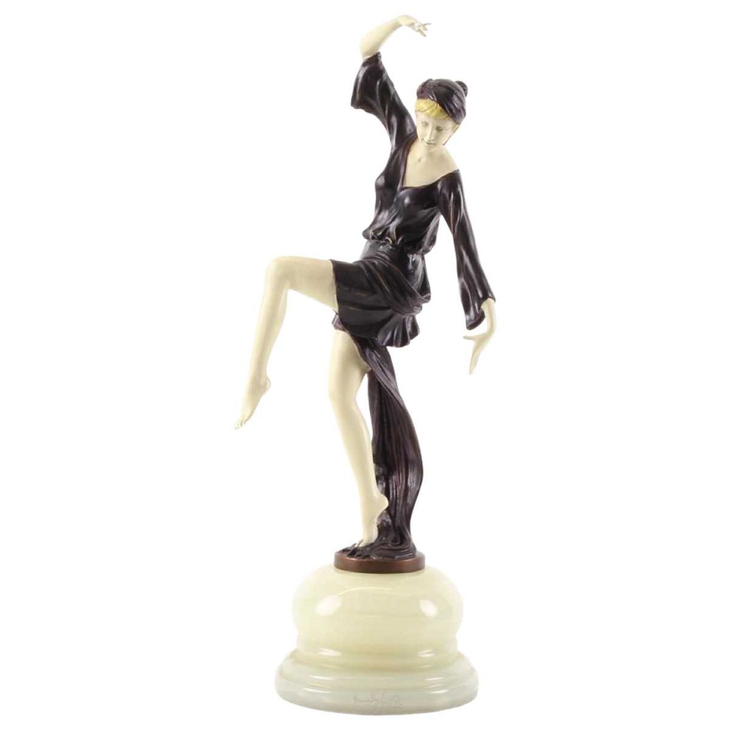 [LA-46250] Bronzeskulptur Bronzefigur Herbsttänzerin The Autumn Dancer Bild 2