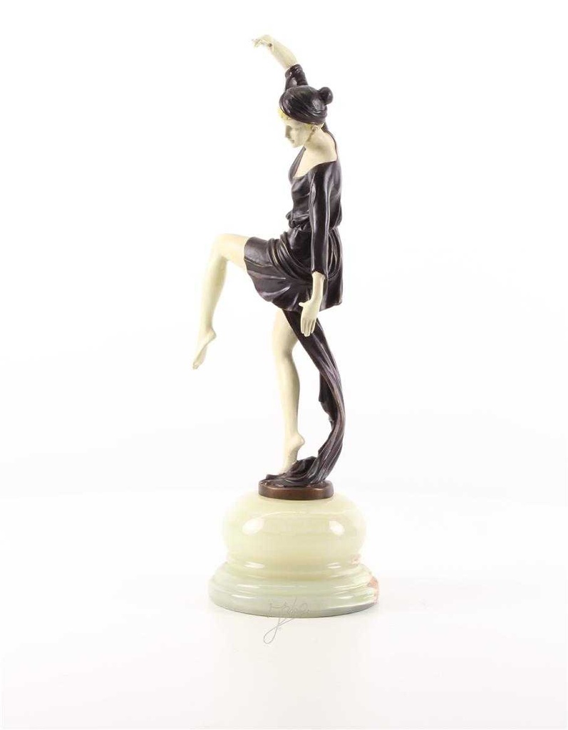 [LA-46250] Bronzeskulptur Bronzefigur Herbsttänzerin The Autumn Dancer Bild 4