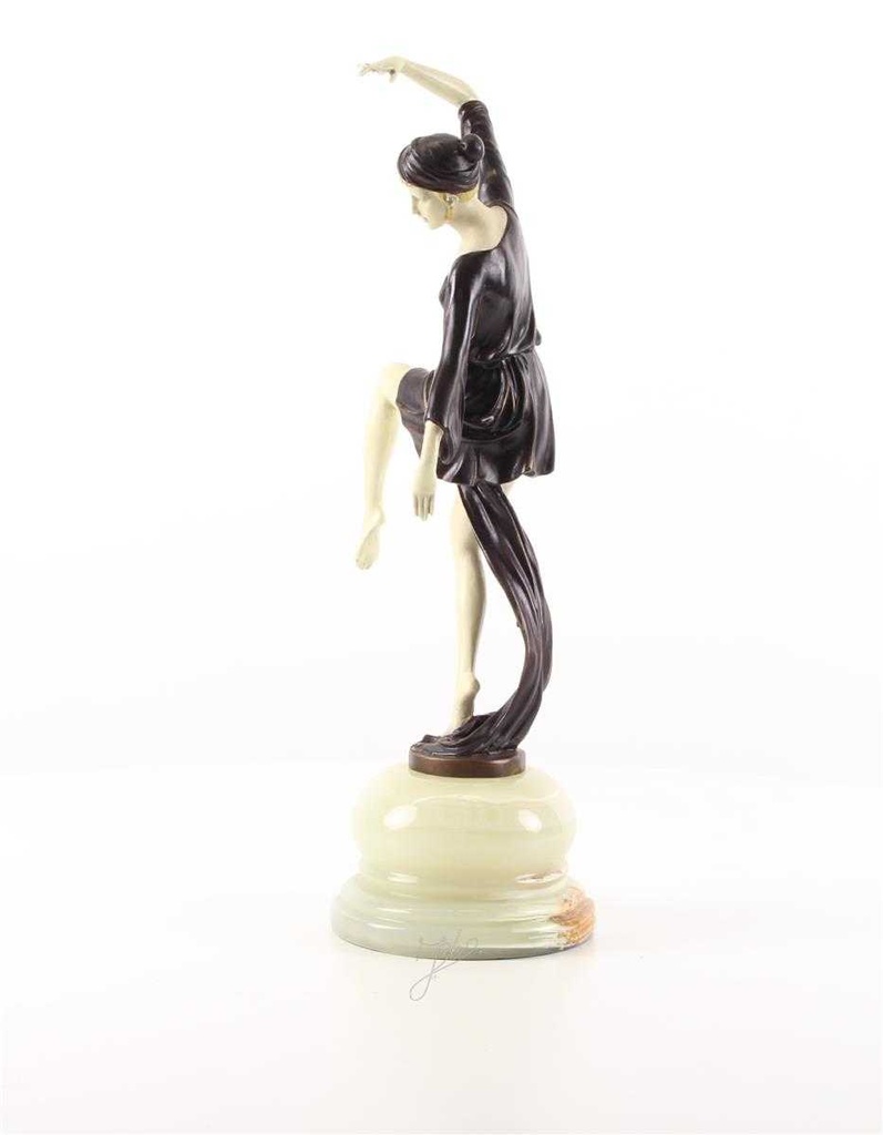 [LA-46250] Bronzeskulptur Bronzefigur Herbsttänzerin The Autumn Dancer Bild 5