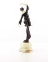 [LA-46250] Bronzeskulptur Bronzefigur Herbsttänzerin The Autumn Dancer Bild 7