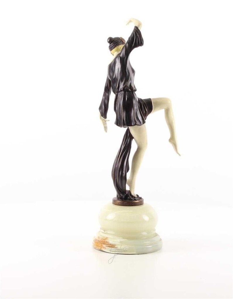 [LA-46250] Bronzeskulptur Bronzefigur Herbsttänzerin The Autumn Dancer Bild 10