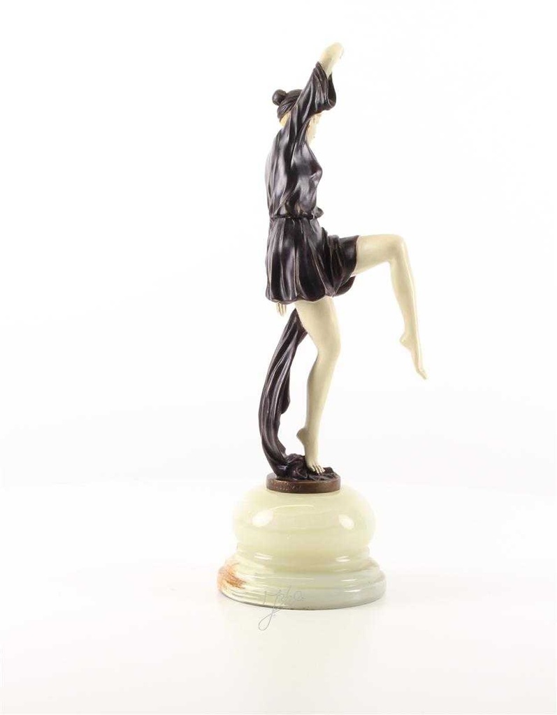 [LA-46250] Bronzeskulptur Bronzefigur Herbsttänzerin The Autumn Dancer Bild 11