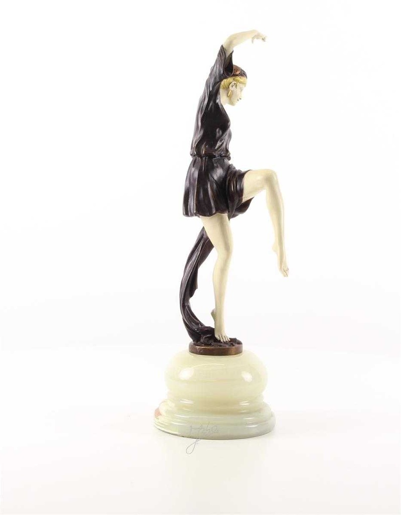 [LA-46250] Bronzeskulptur Bronzefigur Herbsttänzerin The Autumn Dancer Bild 12