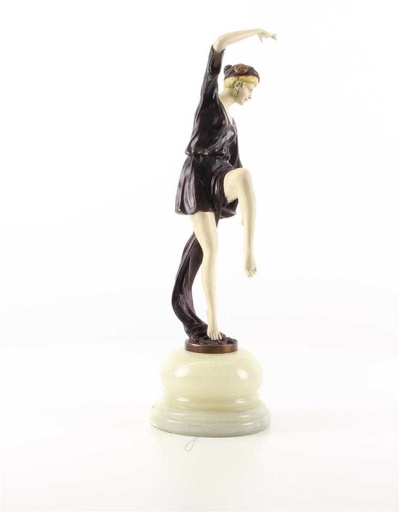 [LA-46250] Bronzeskulptur Bronzefigur Herbsttänzerin The Autumn Dancer Bild 13