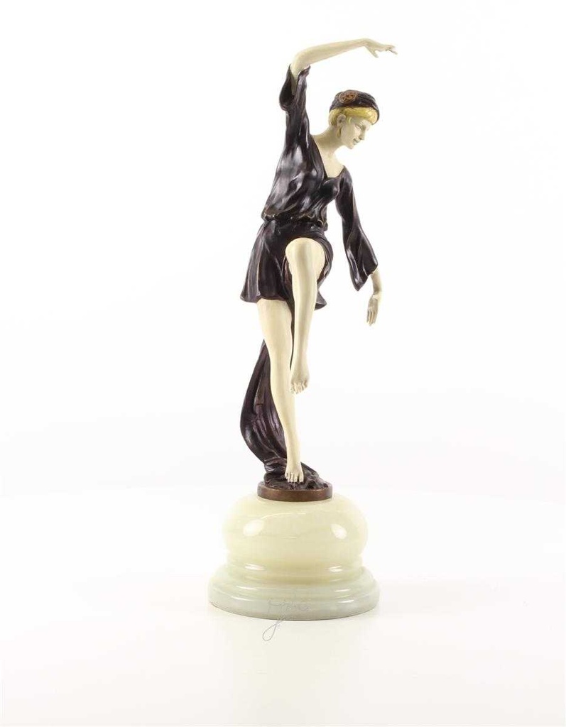 [LA-46250] Bronzeskulptur Bronzefigur Herbsttänzerin The Autumn Dancer Bild 14