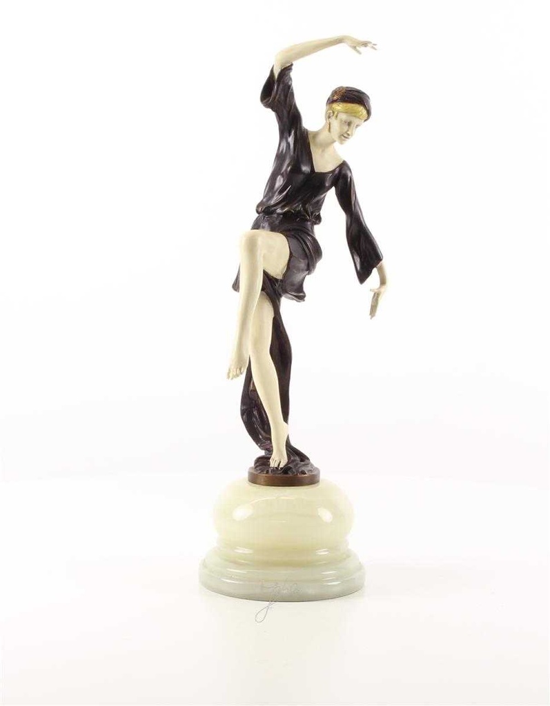 [LA-46250] Bronzeskulptur Bronzefigur Herbsttänzerin The Autumn Dancer Bild 15