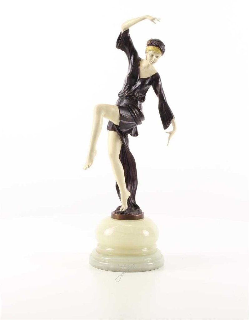 [LA-46250] Bronzeskulptur Bronzefigur Herbsttänzerin The Autumn Dancer Bild 16