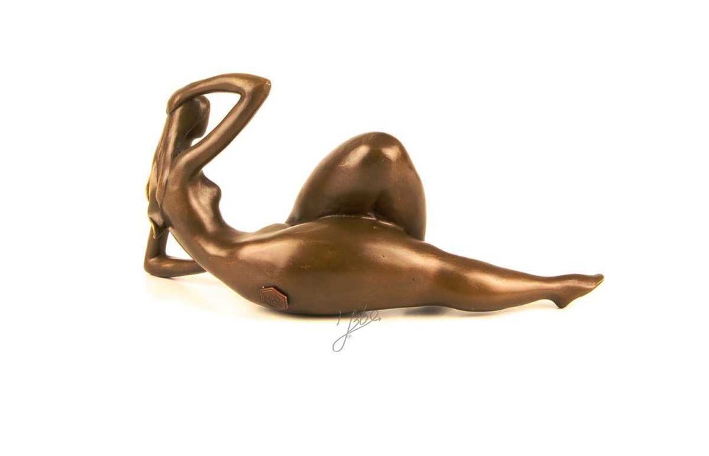 [LA-46256] Bronzeskulptur Bronzefigur Weiblicher Akt Bild 10