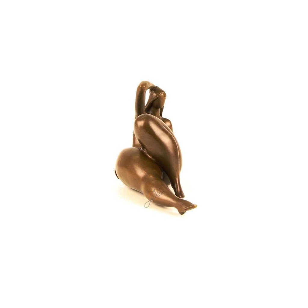 [LA-46256] Bronzeskulptur Bronzefigur Weiblicher Akt Bild 13