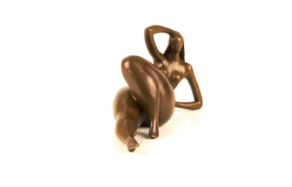 [LA-46256] Bronzeskulptur Bronzefigur Weiblicher Akt Bild 14