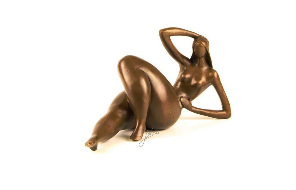 [LA-46256] Bronzeskulptur Bronzefigur Weiblicher Akt Bild 15