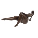 [LA-46257] Bronzeskulptur Bronzefigur Frau Modern Abstrakt-Stil Bild 4