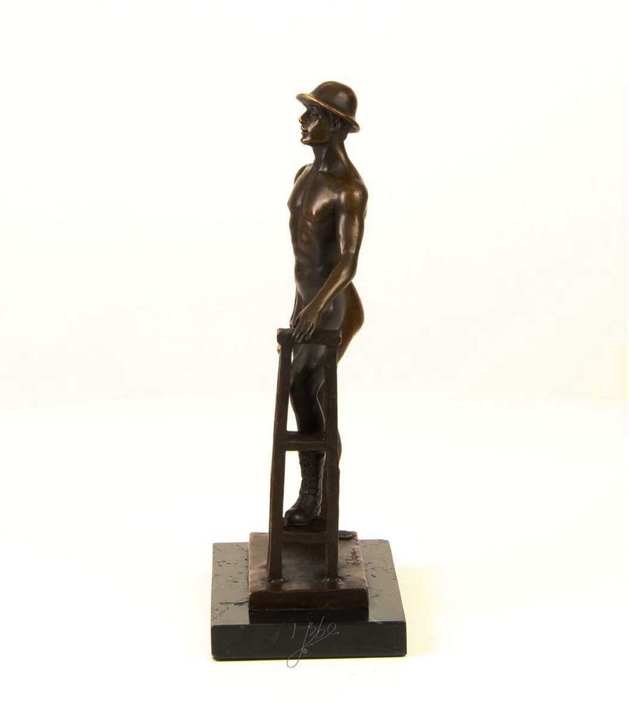 [LA-46267] Bronzeskulptur Bronzefigur Erotik Antik-Stil Bild 4