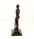 [LA-46267] Bronzeskulptur Bronzefigur Erotik Antik-Stil Bild 4