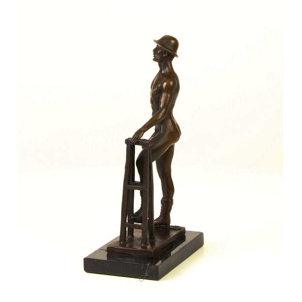 [LA-46267] Bronzeskulptur Bronzefigur Erotik Antik-Stil Bild 5