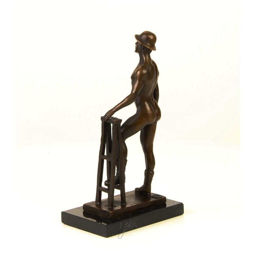 [LA-46267] Bronzeskulptur Bronzefigur Erotik Antik-Stil Bild 6