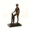 [LA-46267] Bronzeskulptur Bronzefigur Erotik Antik-Stil Bild 7