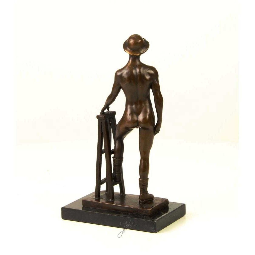 [LA-46267] Bronzeskulptur Bronzefigur Erotik Antik-Stil Bild 9