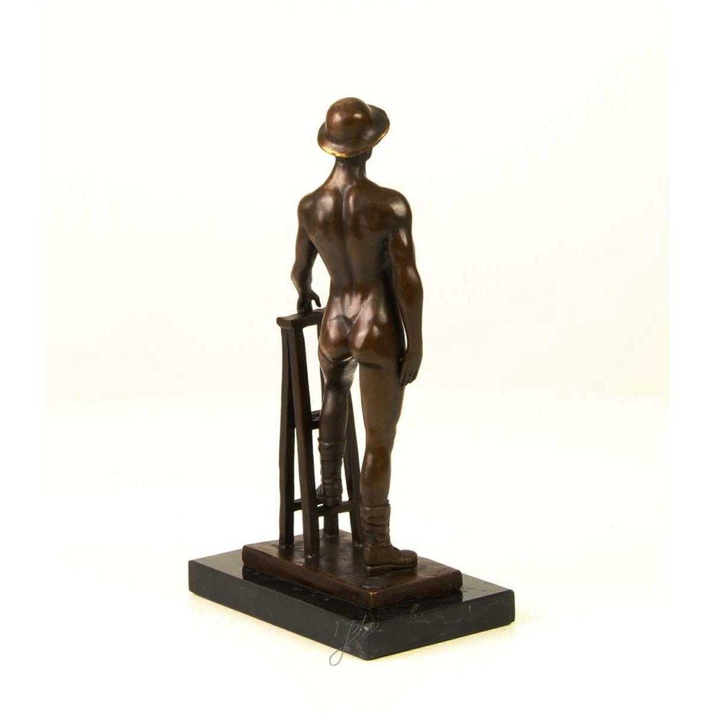 [LA-46267] Bronzeskulptur Bronzefigur Erotik Antik-Stil Bild 10