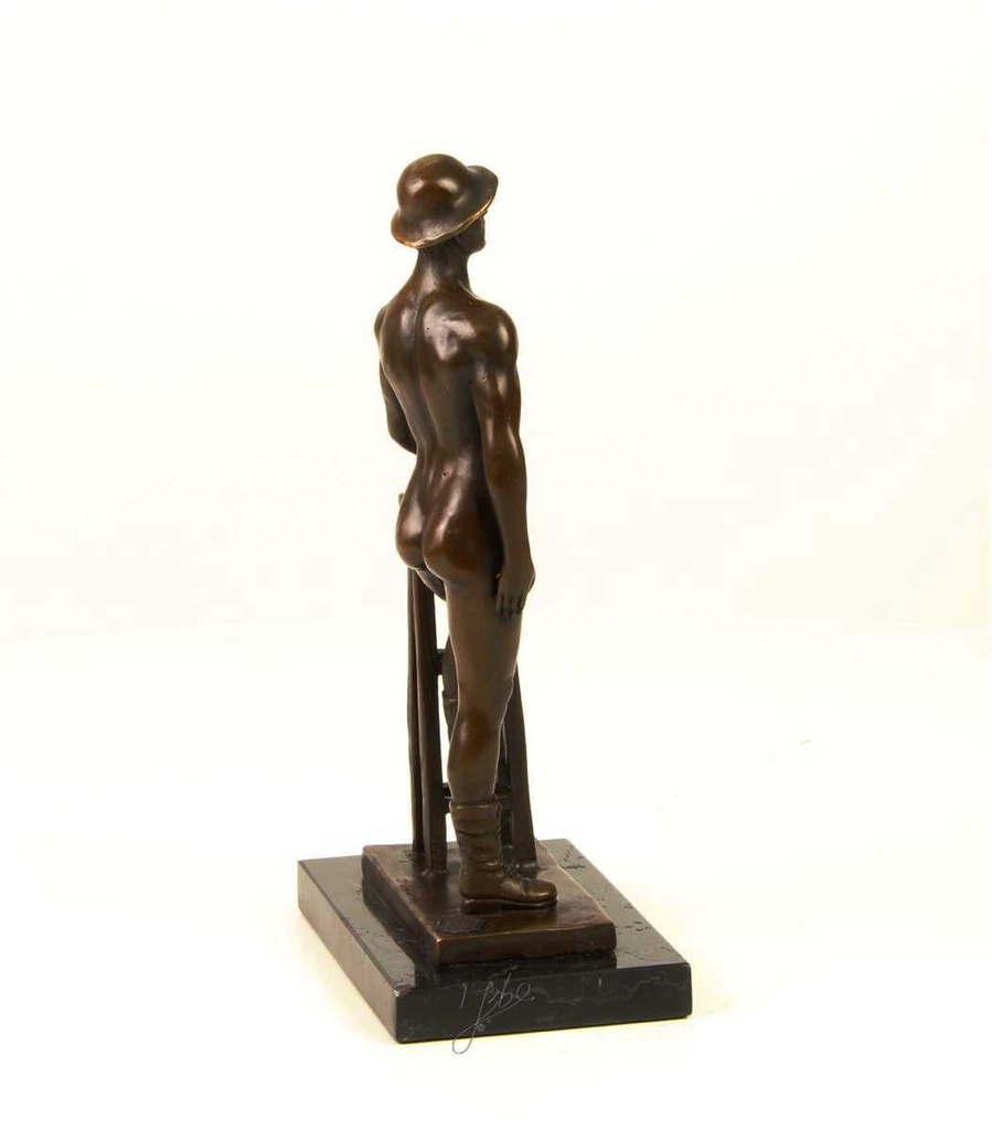 [LA-46267] Bronzeskulptur Bronzefigur Erotik Antik-Stil Bild 11