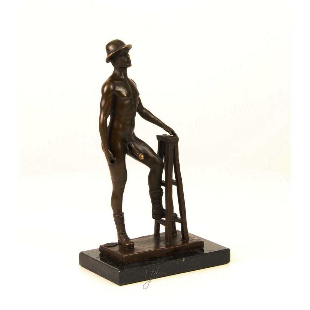 [LA-46267] Bronzeskulptur Bronzefigur Erotik Antik-Stil Bild 14