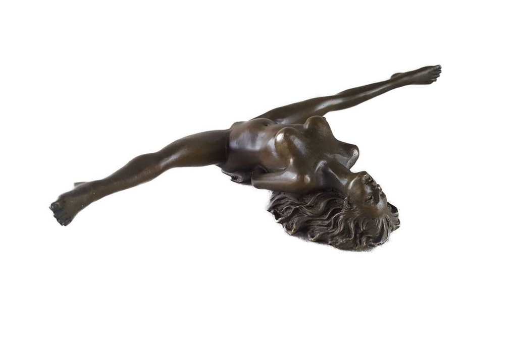 [LA-46270] Bronzeskulptur Bronzefigur Erotik Briefbeschwerer Bild 3