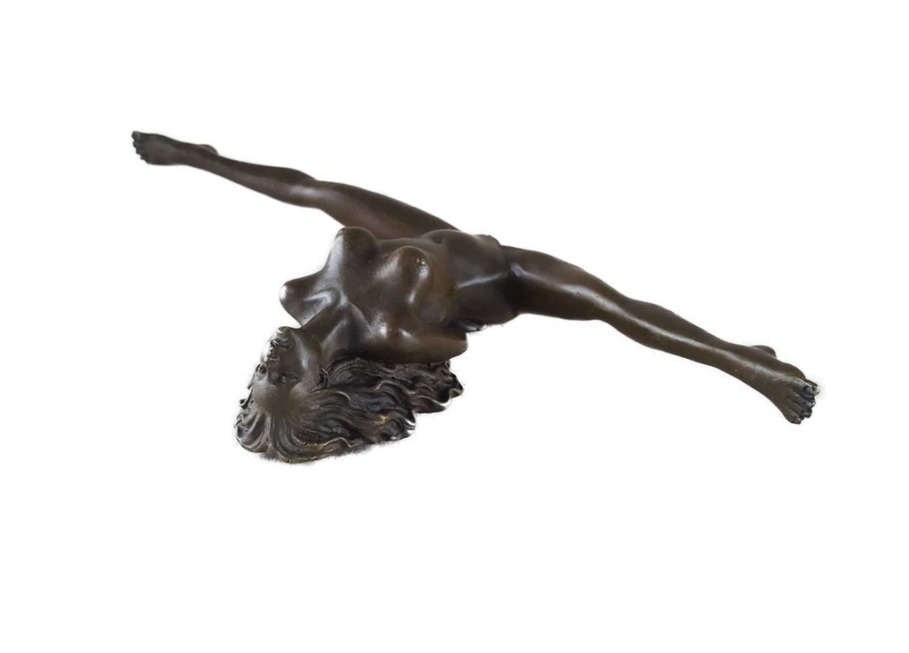 [LA-46270] Bronzeskulptur Bronzefigur Erotik Briefbeschwerer Bild 4