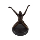 [LA-46273] Bronzeskulptur Bronzefigur Erotik Frau Akt Bild 4