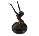 [LA-46273] Bronzeskulptur Bronzefigur Erotik Frau Akt Bild 5