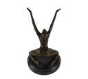 [LA-46273] Bronzeskulptur Bronzefigur Erotik Frau Akt Bild 6