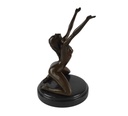 [LA-46273] Bronzeskulptur Bronzefigur Erotik Frau Akt Bild 7