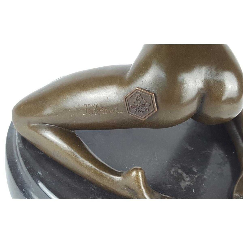 [LA-46273] Bronzeskulptur Bronzefigur Erotik Frau Akt Bild 9
