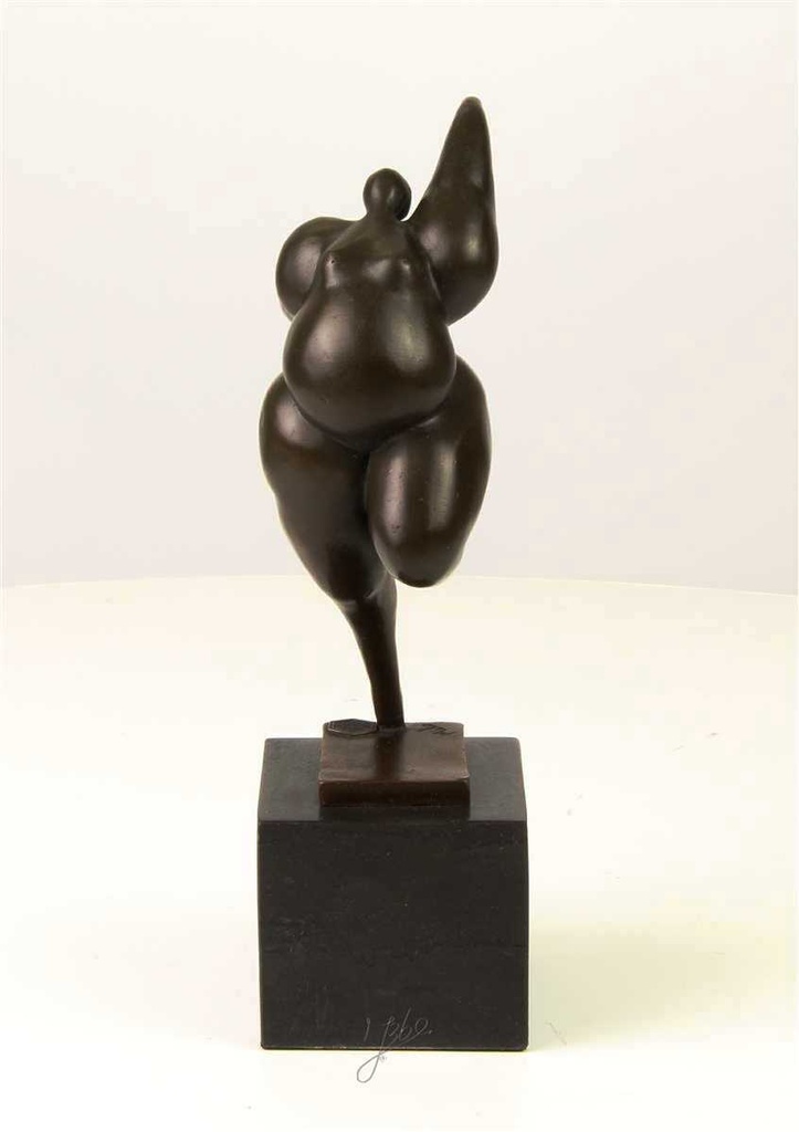 [LA-46278] Bronzeskulptur Bronzefigur Frau Abstrakt-Stil #46278 Bild 3