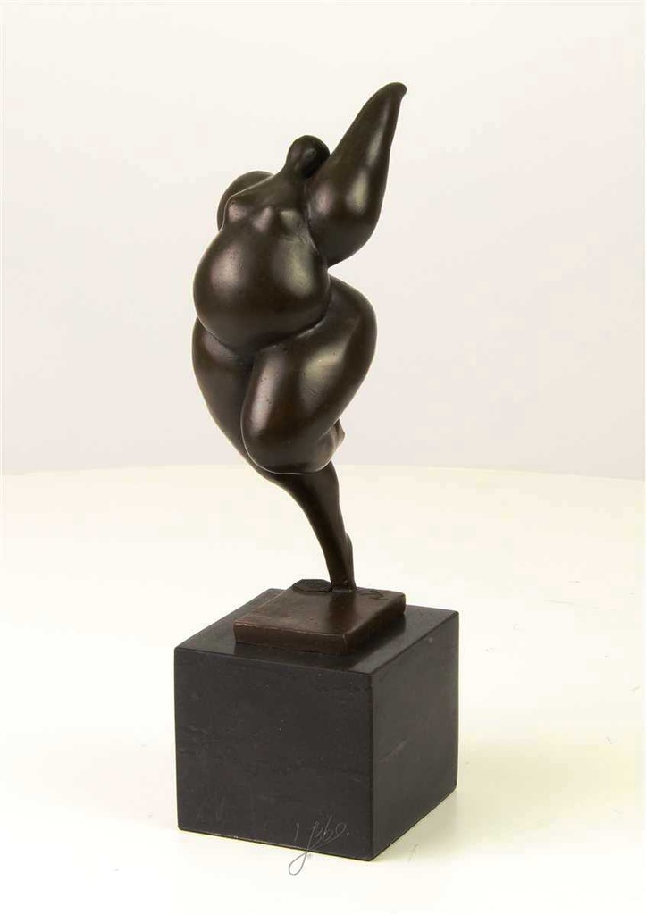 [LA-46278] Bronzeskulptur Bronzefigur Frau Abstrakt-Stil #46278 Bild 4