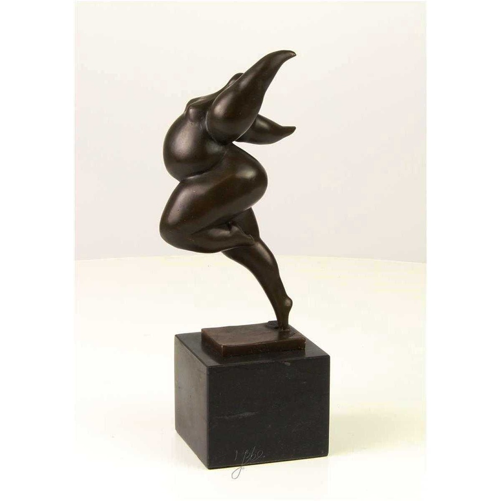 [LA-46278] Bronzeskulptur Bronzefigur Frau Abstrakt-Stil #46278 Bild 6