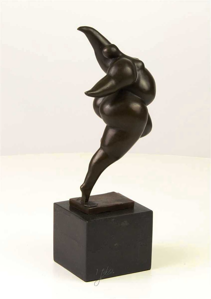 [LA-46278] Bronzeskulptur Bronzefigur Frau Abstrakt-Stil #46278 Bild 13