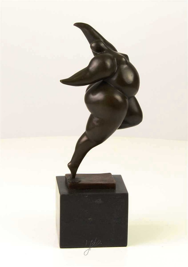 [LA-46278] Bronzeskulptur Bronzefigur Frau Abstrakt-Stil #46278 Bild 14