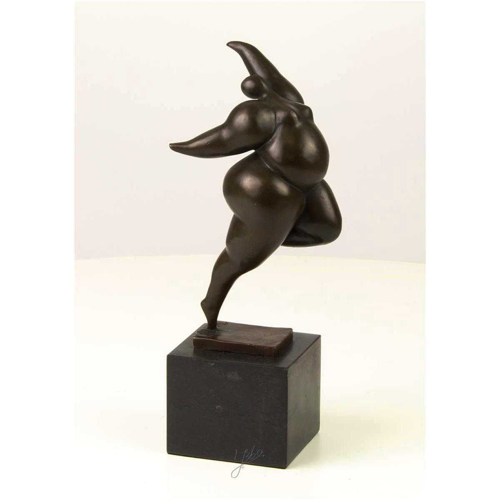 [LA-46278] Bronzeskulptur Bronzefigur Frau Abstrakt-Stil #46278 Bild 15