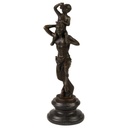 [LA-46279] Bronzeskulptur Bronzefigur Faun mit Kleinem Bacchus Bild 2