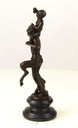 [LA-46279] Bronzeskulptur Bronzefigur Faun mit Kleinem Bacchus Bild 5