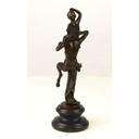 [LA-46279] Bronzeskulptur Bronzefigur Faun mit Kleinem Bacchus Bild 8