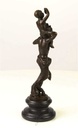 [LA-46279] Bronzeskulptur Bronzefigur Faun mit Kleinem Bacchus Bild 11