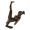 [LA-46285] Bronzeskulptur Bronzefigur Erotik Frau Liegend Auf Dem Boden Bild 11