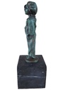 [LA-46288] Bronzeskulptur Bronzefigur Bronze Patiniert Kleines Straßenkind Bild 2