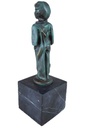 [LA-46288] Bronzeskulptur Bronzefigur Bronze Patiniert Kleines Straßenkind Bild 3